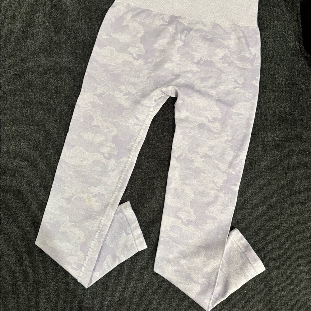 Purple Camouflage Leggings